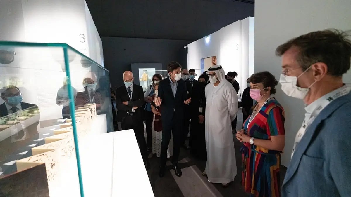 H.E. Mohamed Khalifa Al Mubarak, Chairman of the Department of Culture and Tourism – Abu Dhabi, on a