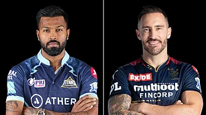 Hardik Pandya, Faf du Plessis