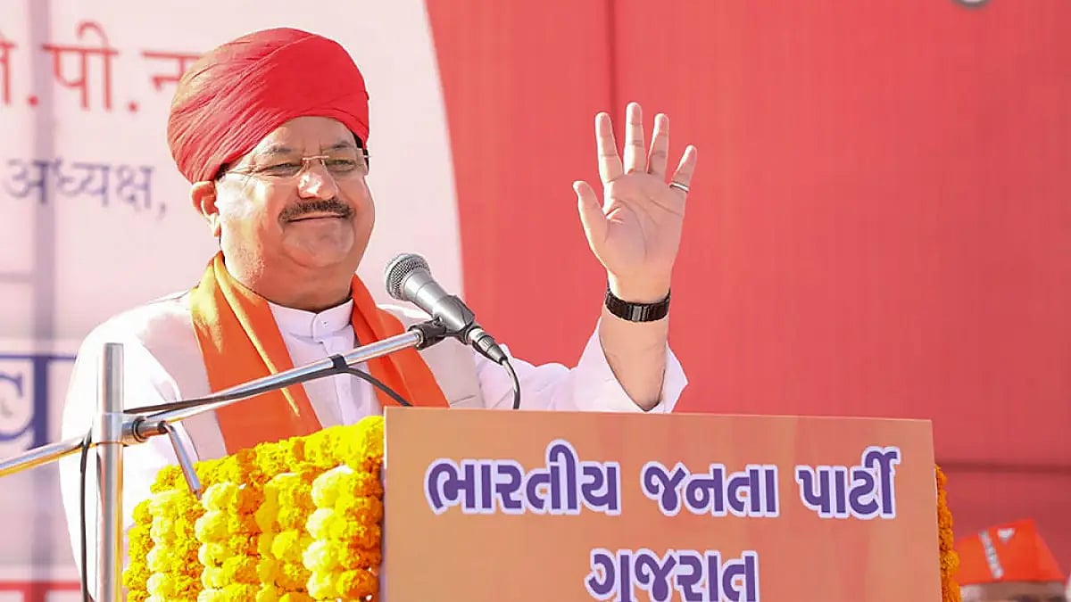 JP Nadda in Ahmedabad