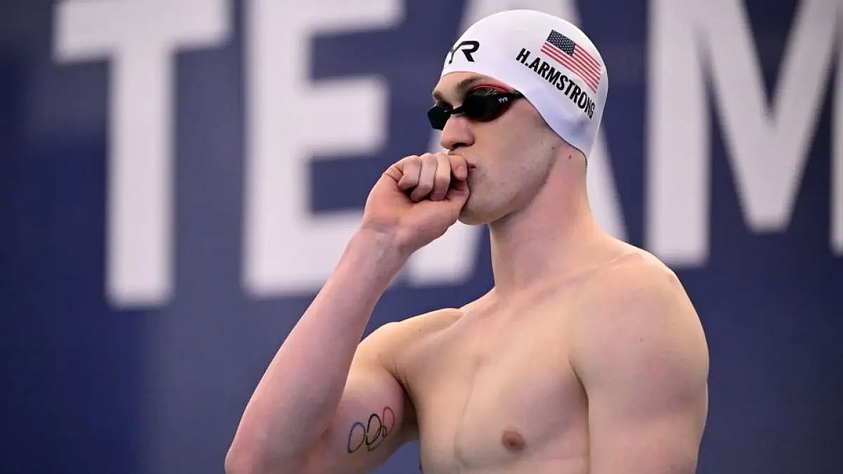 Hunter Armstrong posted a time of 23.71 seconds surpassing Russia's Kliment Kolesnikov (23.80).