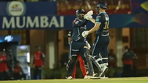 Gujarat Titans consolidate top spot in IPL 2022 table with 16 points from nine games.