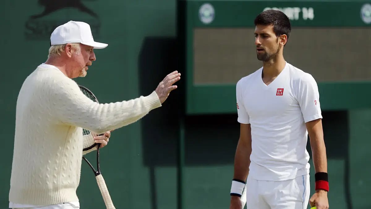 Boris Becker, Novak Djokovic
