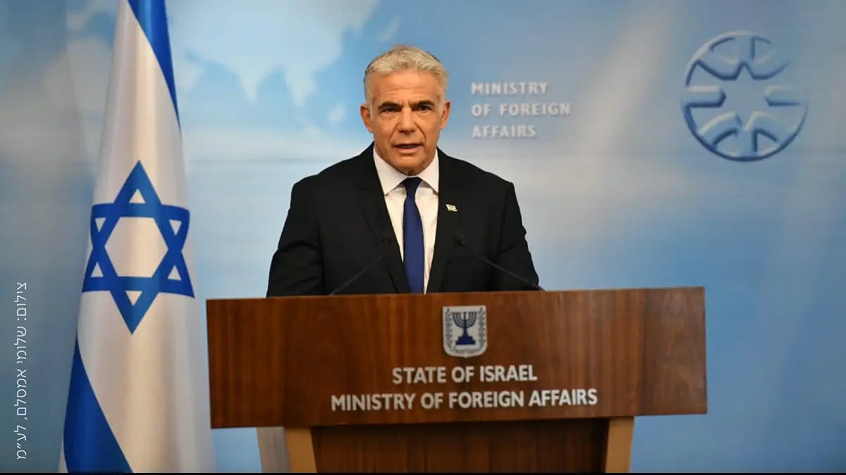 Israeli Foreign Minister Yair Lapid