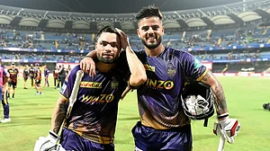 Rinku Singh and Nitish Rana kept cool to guide KKR beat RR in IPL 2022. Get KKR vs RR highlights.