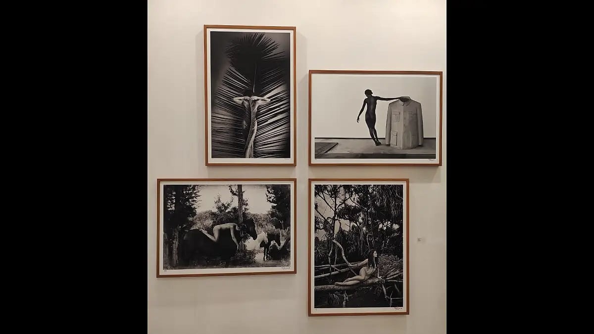 Two of the four black and white photographs by Rohit Chawla represented by Art Alive have sold