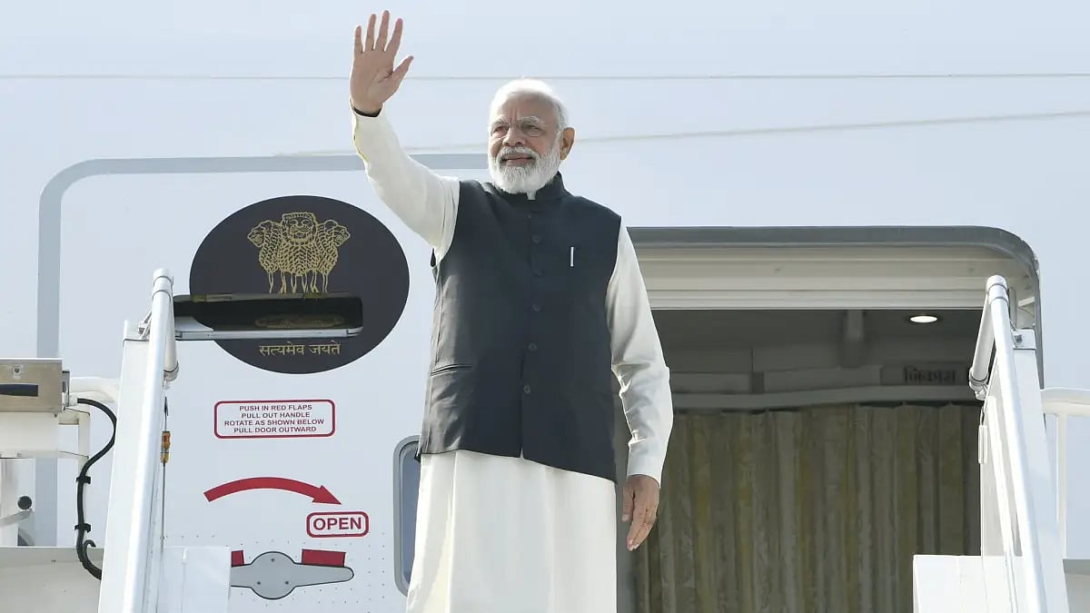 Prime Minister Narendra Modi leaving for Denmark