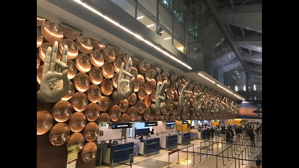 The Indira Gandhi International Airport 