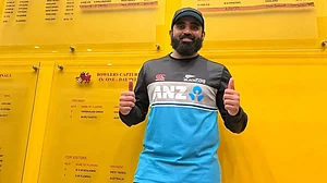Ajaz Patel last played a Test match for New Zealand in 2021 against India at Wankhede Stadium.