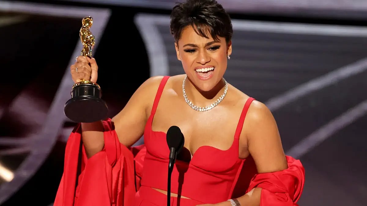 Ariana DeBose at the Oscars 2022.