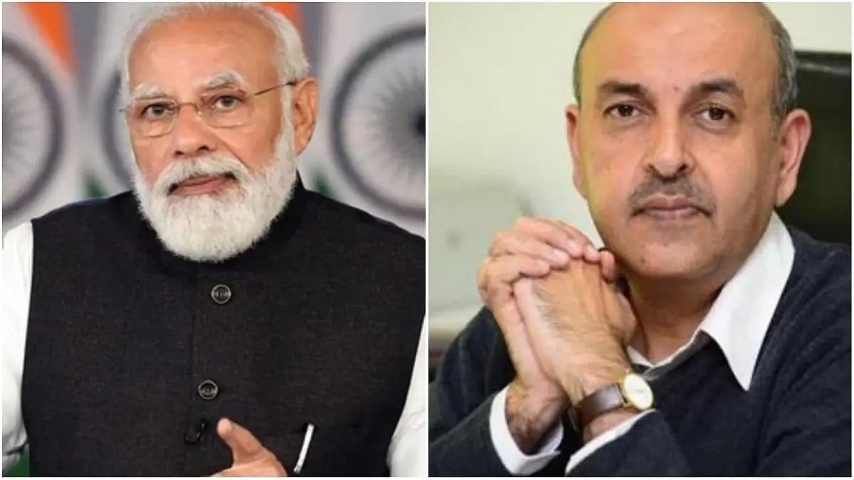 PM Modi's new advisor Tarun Kapoor from Himachal Pradesh  (right)