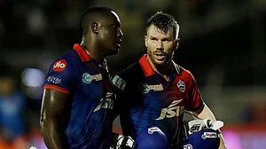 Rovman Powell and David Warner’s unbeaten 122-run partnership eventually won the match for Delhi Cap