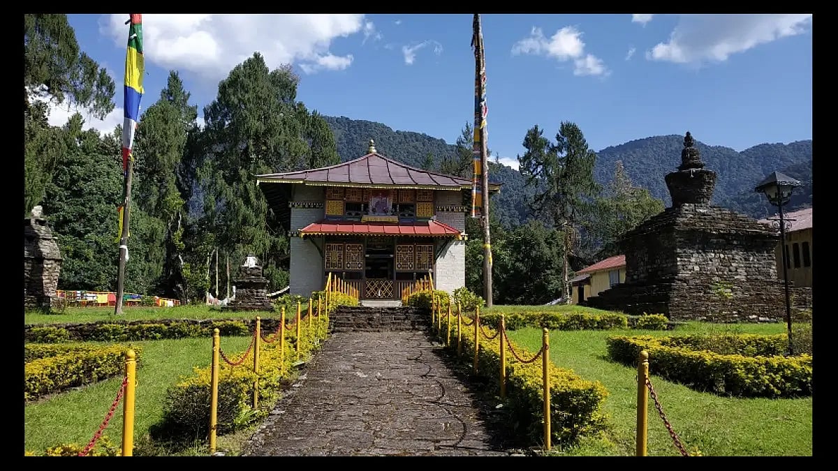 Dubdi Monastery in Yuksam, west Sikkim