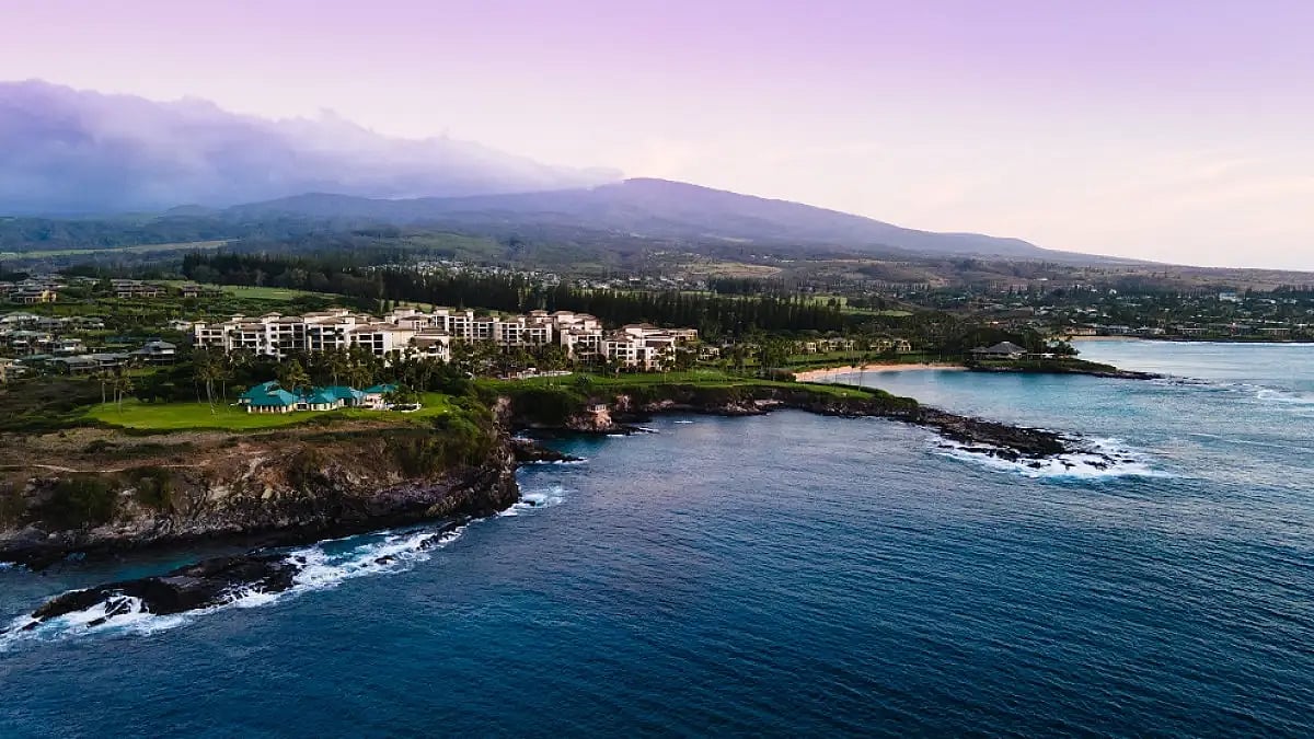 The picturesque Kapalua Bay in Maui, Hawaii 