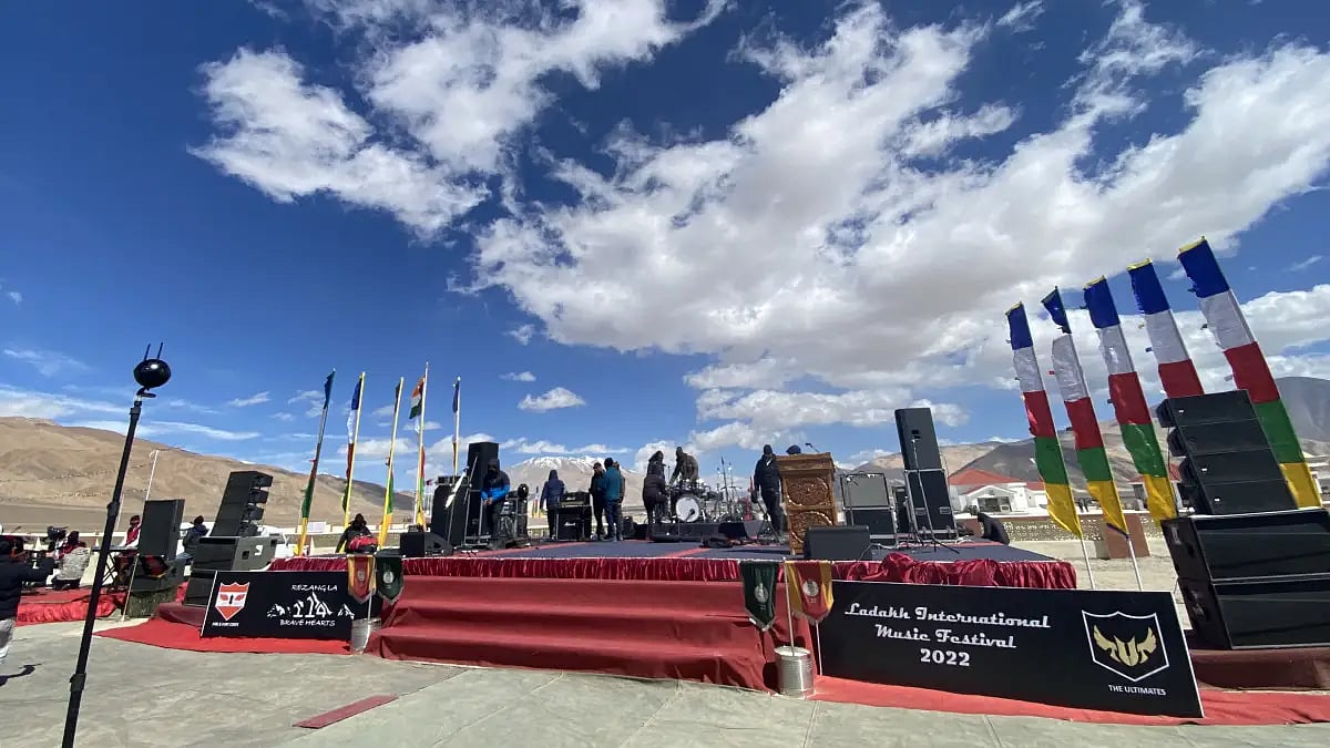 Rezang La hosted the finale of the inaugural Ladakh International Music Festival