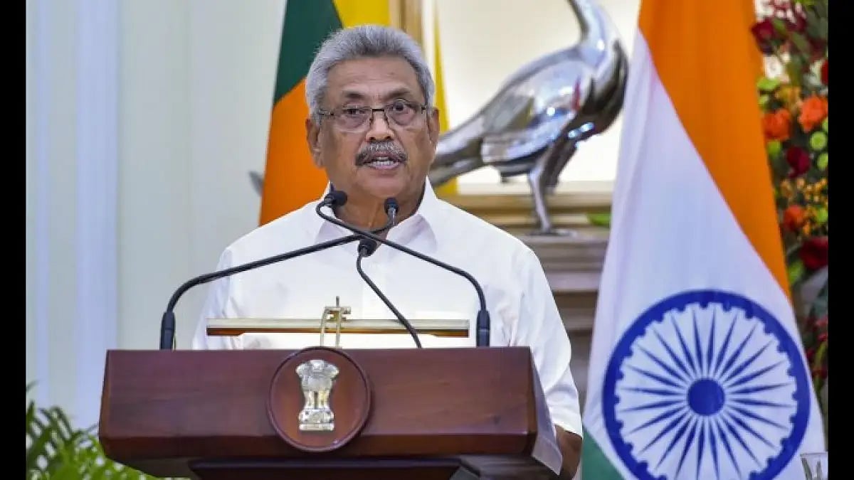 Sri Lankan President Gotabaya Rajapaksa