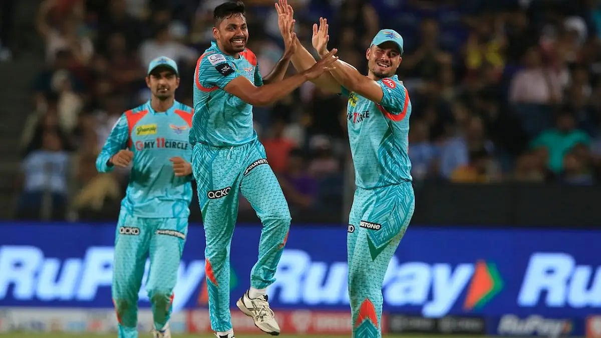 Avesh Khan was declared the Player of the Match in LSG’s 75-run win over KKR.