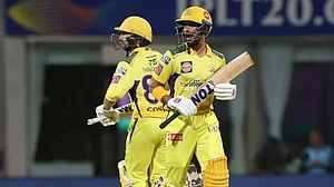 Devon Conway (left) was declared the Player of the Match in CSK vs DC IPL 2022 game on Sunday.