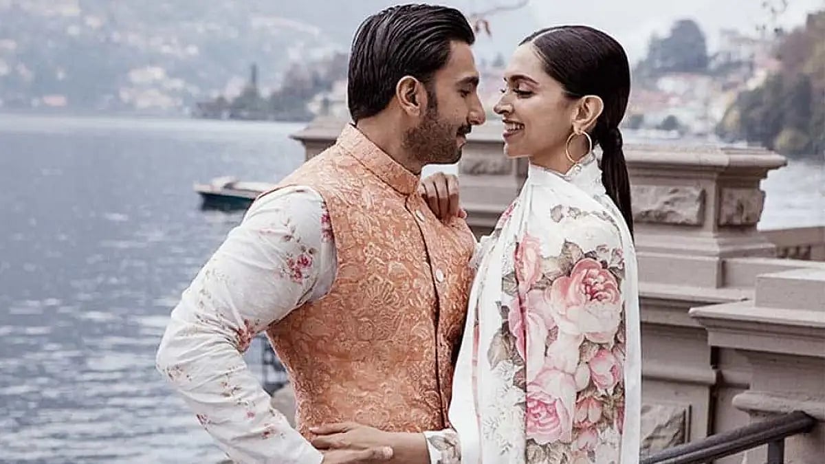 Ranveer Singh with Deepika Padukone 