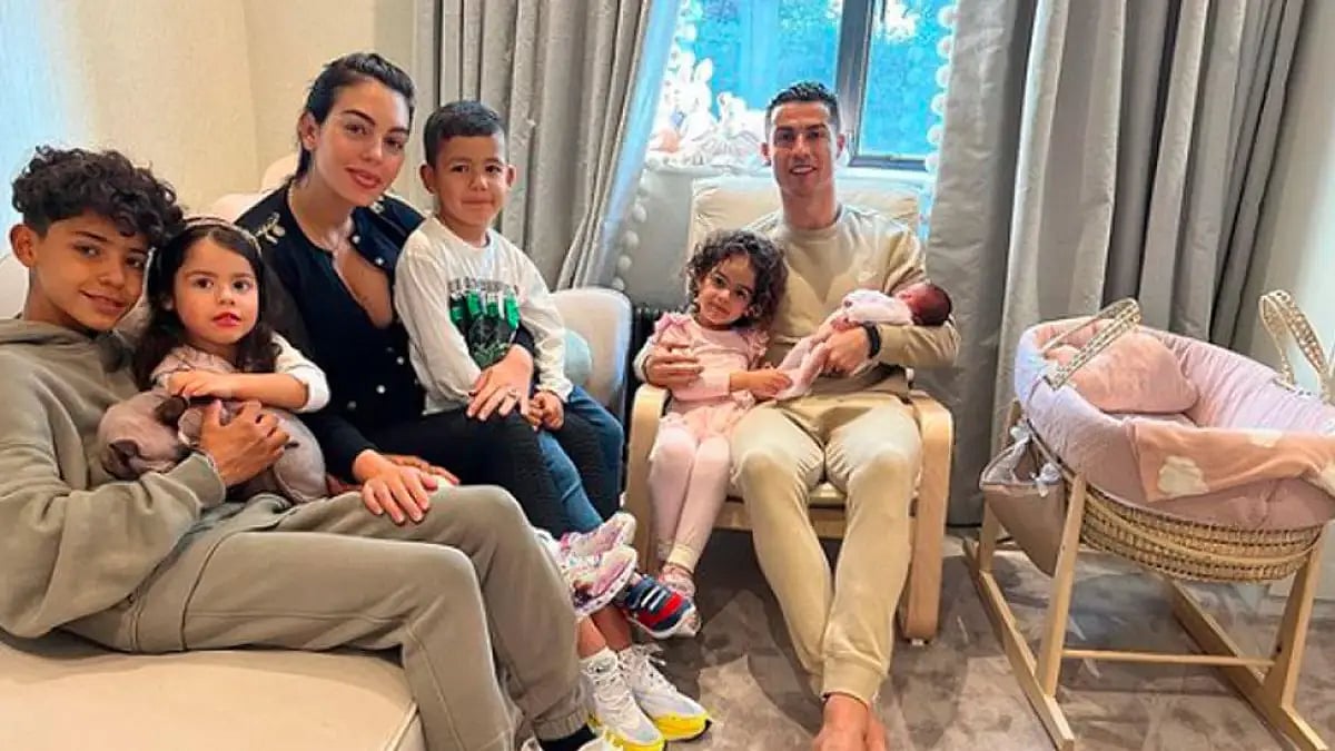 Cristiano Ronaldo has had six children.