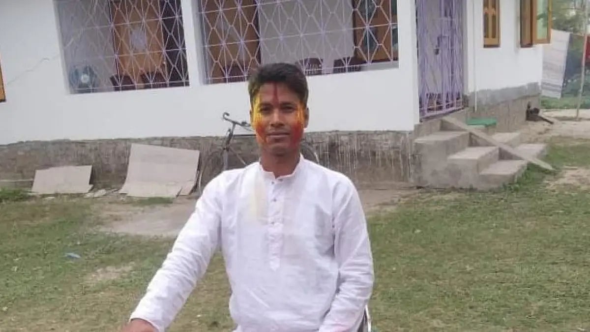 Dhanjit Das, one of the two men killed by ULFA(I)