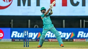 Lucknow Super Giants skipper KL Rahul failed to make an impact with the bat against Gujarat Titans.