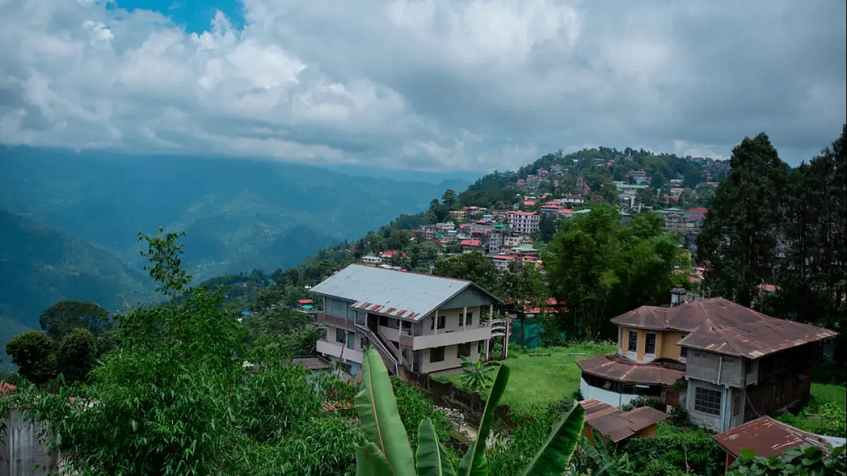 A bird's eye view of Kalimpong 