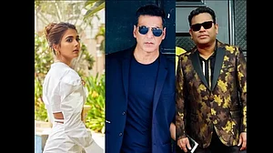 Pooja Hegde, Akshay Kumar and AR Rahman
