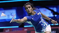 File : India's PV Sindhu will lead the Indian contingent in Uber Cup 2026