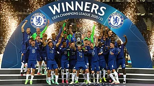 Chelsea are current holders of the UEFA Champions League trophy.