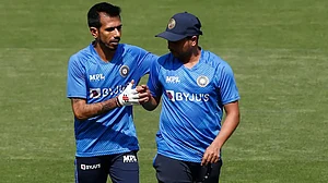 Yuzvendra Chahal (left) and Kuldeep Yadav are the leading spinners in IPL 2022.