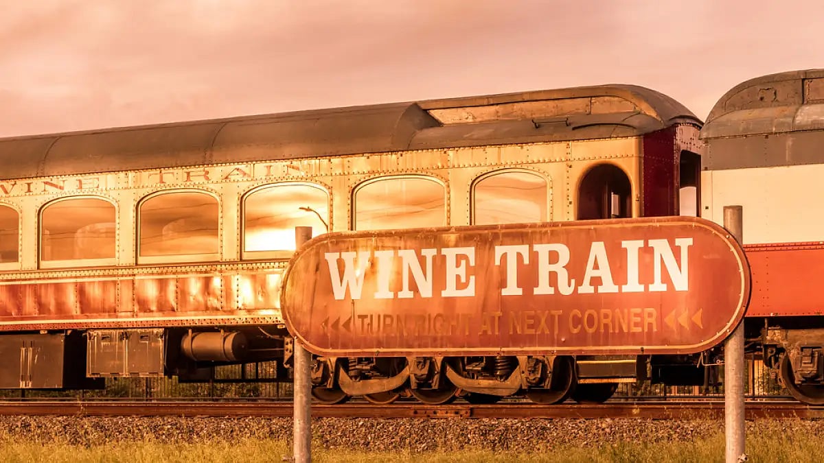 The Wine Train in Napa Valley 
