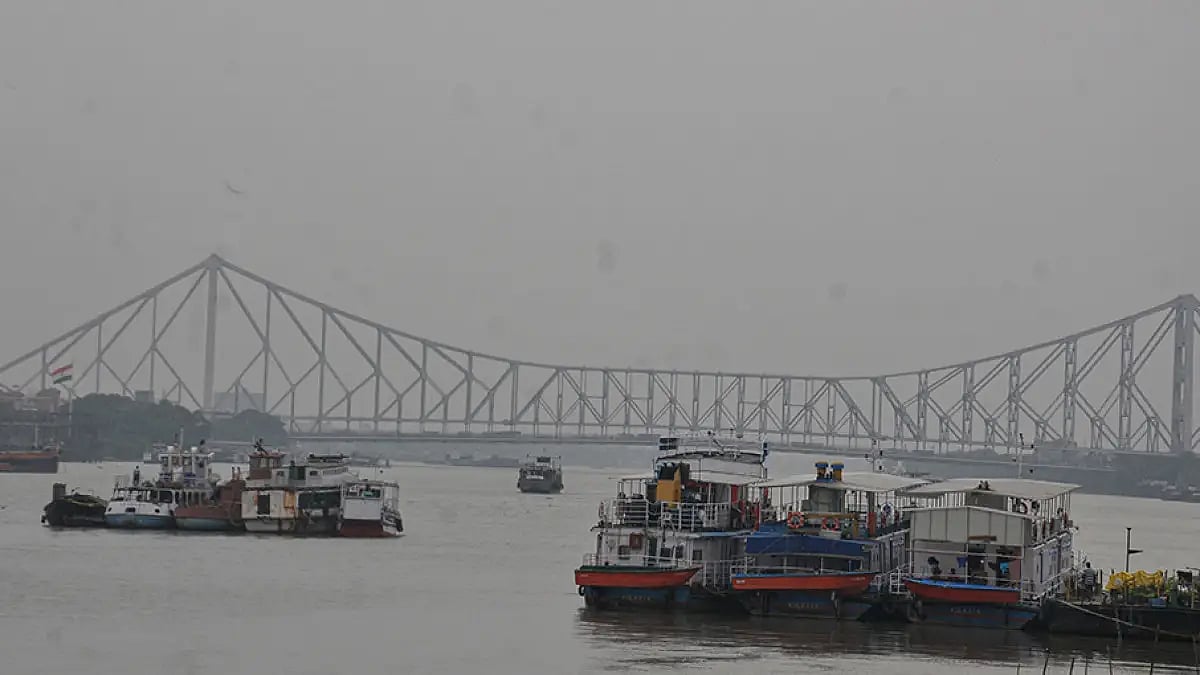 Cyclone Over Bay Of Bengal