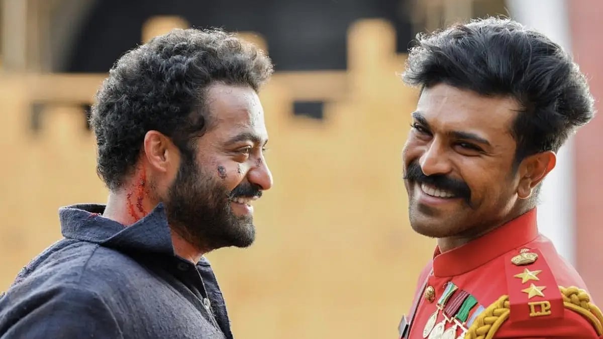 Ram Charan, Jr NTR in 'RRR'