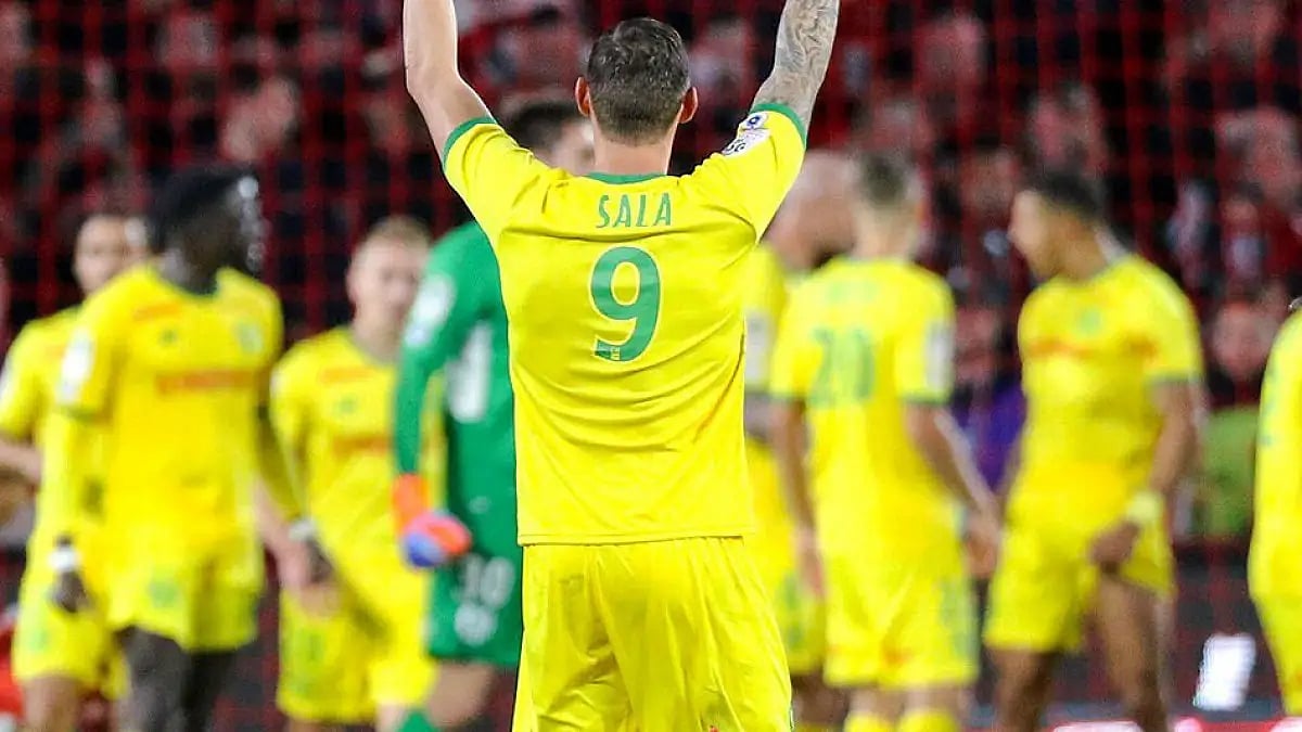 Nantes retired the No 9 as a tribute to Emiliano Sala, who scored 48 goals in 133 games.