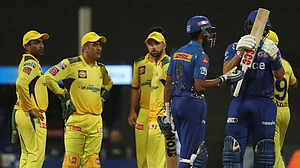 The two most successful sides, Mumbai Indians and Chennai Super Kings, will not be in IPL 2022 playoffs. Get CSK vs MI highlights. Photo: IPL