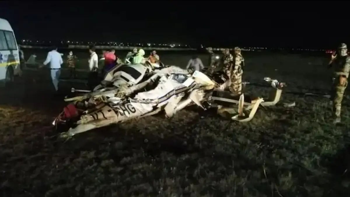 Scene from the crash site.