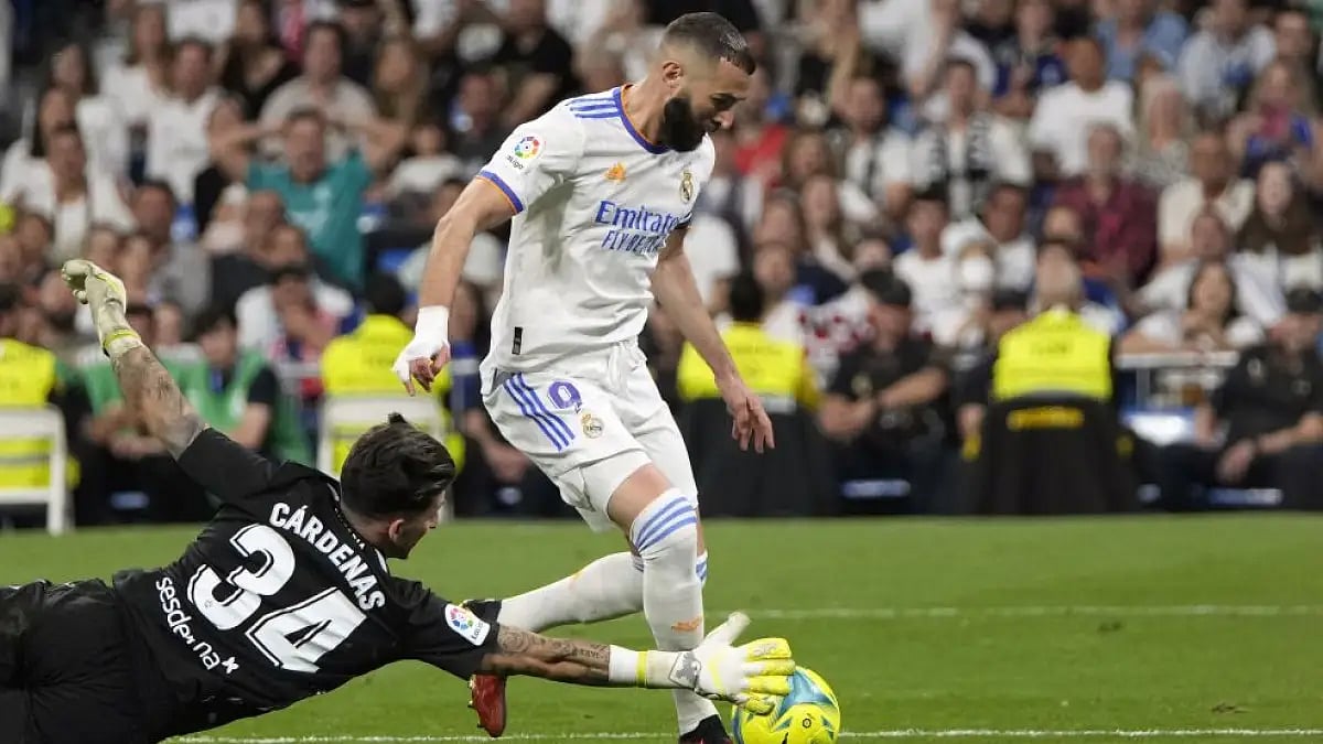 Karim Benzema is now the joint second-highest scorer for Real Madrid.