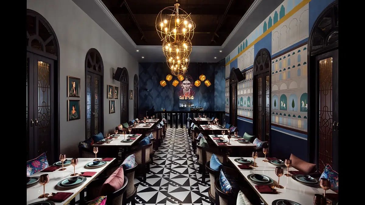 Elegant interiors make dining at Jalsa a celebration indeed