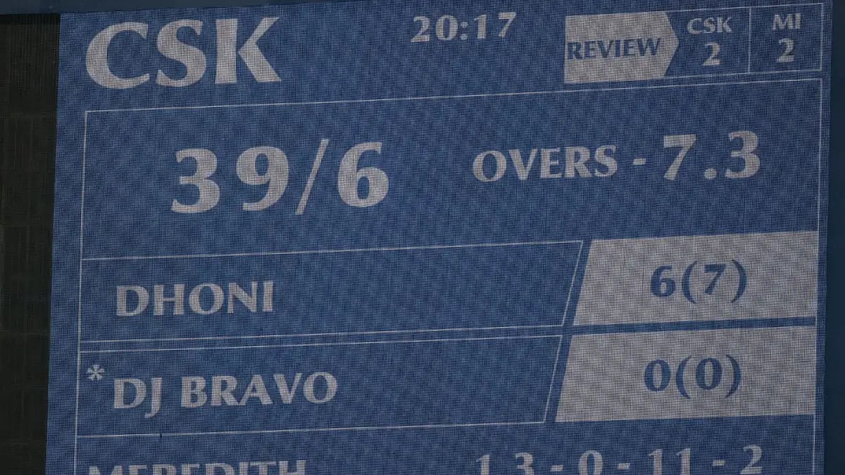 Chennai Super Kings never recovered from the early blows during their IPL 2022 match against Mumbai Indians.