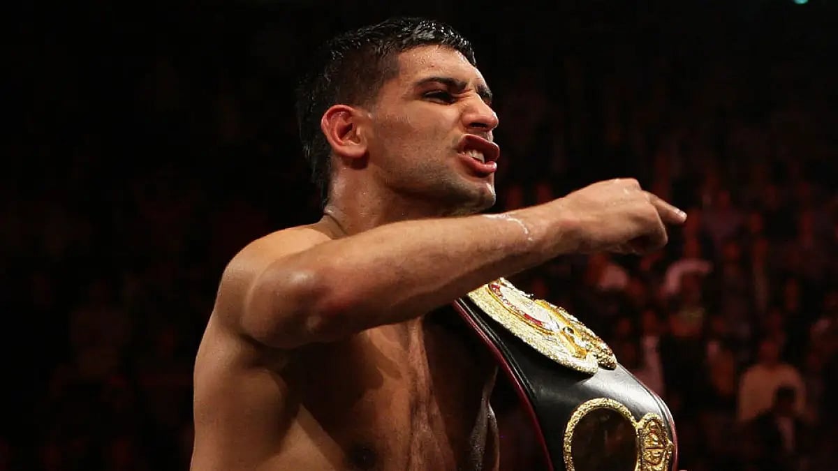 Amir Khan was a former unified light-welterweight boxing world champion.