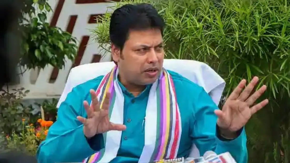 Former Tripura CM Biplab Deb.