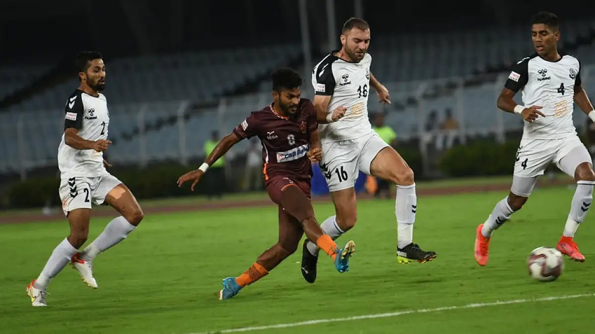 Rishad PP put Gokulam Kerala ahead with his 49th minute strike to stun the partisan crowd of over 35,000 at the Salt Lake Stadium.