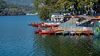 Bhimtal on a sunny day 