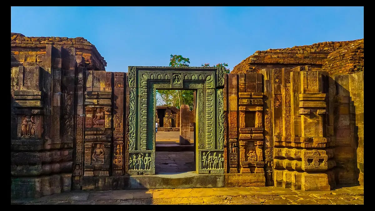 Entrance of Buddhist Monastery, Ratnagiri, Odisha