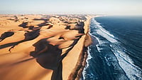 Try A Virtual Tour Of The World's Natural Wonders Where the Namib Desert and Atlantic Ocean meet on the  Skeleton coast in South Africa