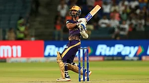 Kolkata Knight Riders’ opener Ajinkya Rahane has suffered a hamstring injury.