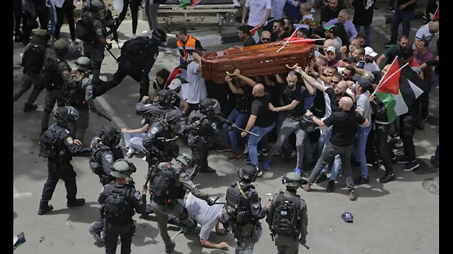 Violence Erupts In Jerusalem Following Palestinian Funeral