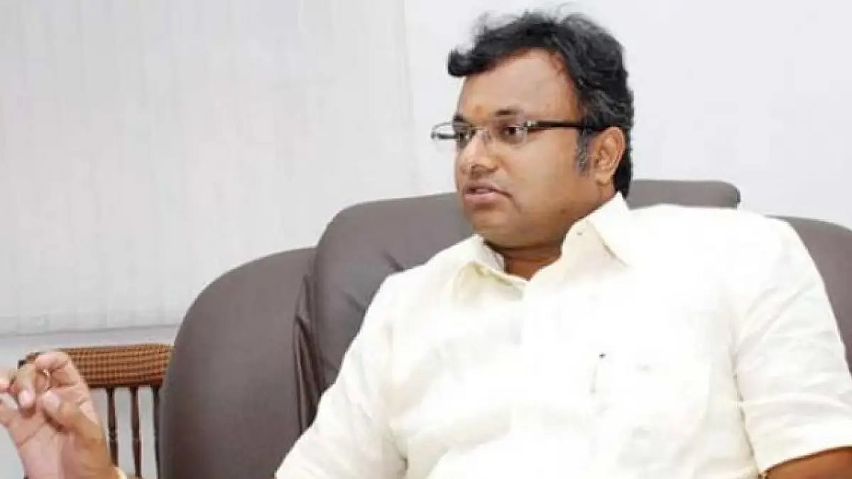 Karti Chidambaram Appears Before CBI In Bribe-For-Visa For Chinese Nationals Case - null