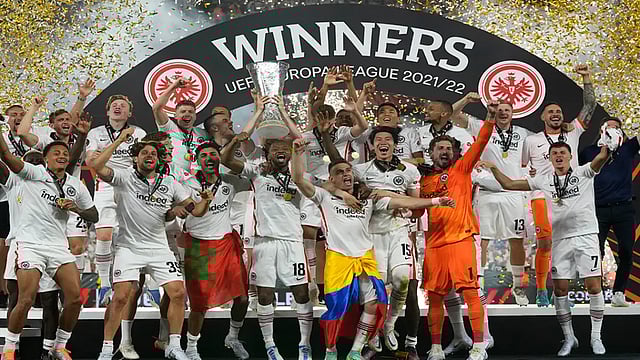 UEFA Europa League 2021-22 Final - Eintracht Frankfurt Beat Rangers On Penalties - In Pics