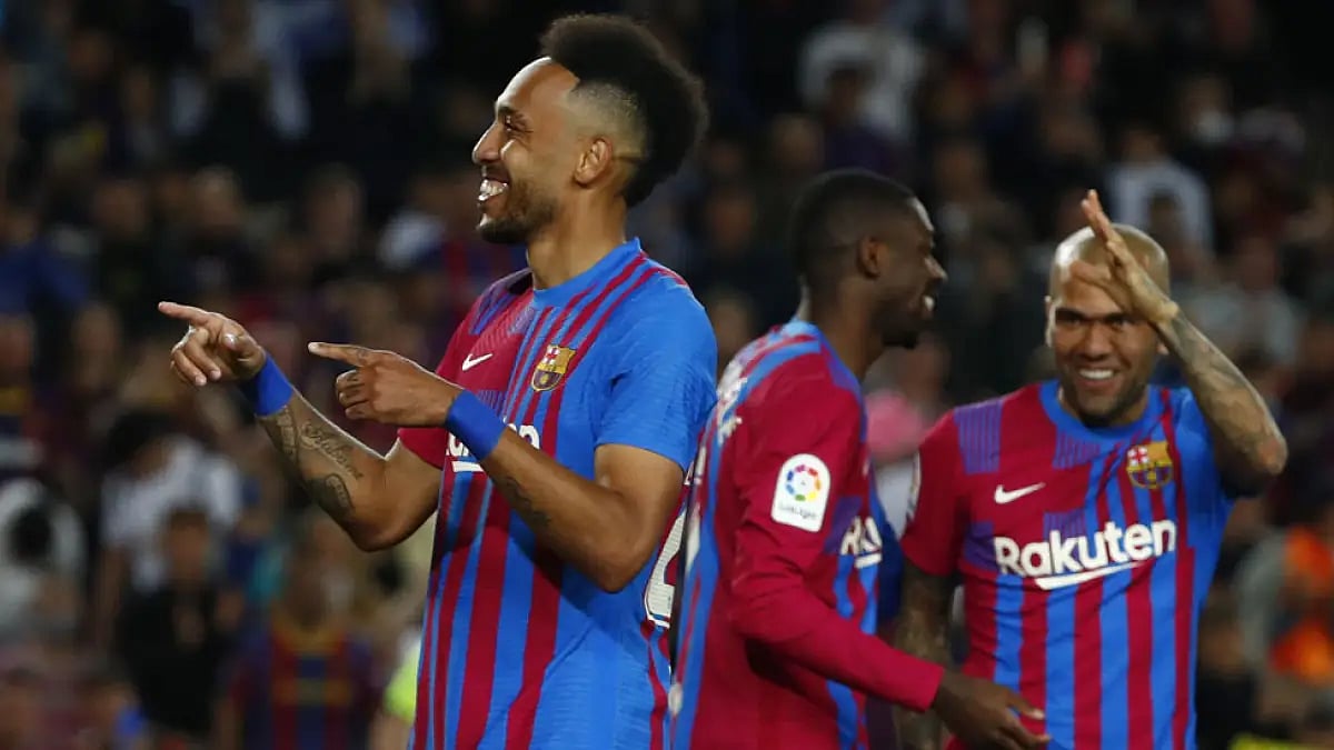 Pierre-Emerick Aubameyang joined Barcelona from Arsenal.